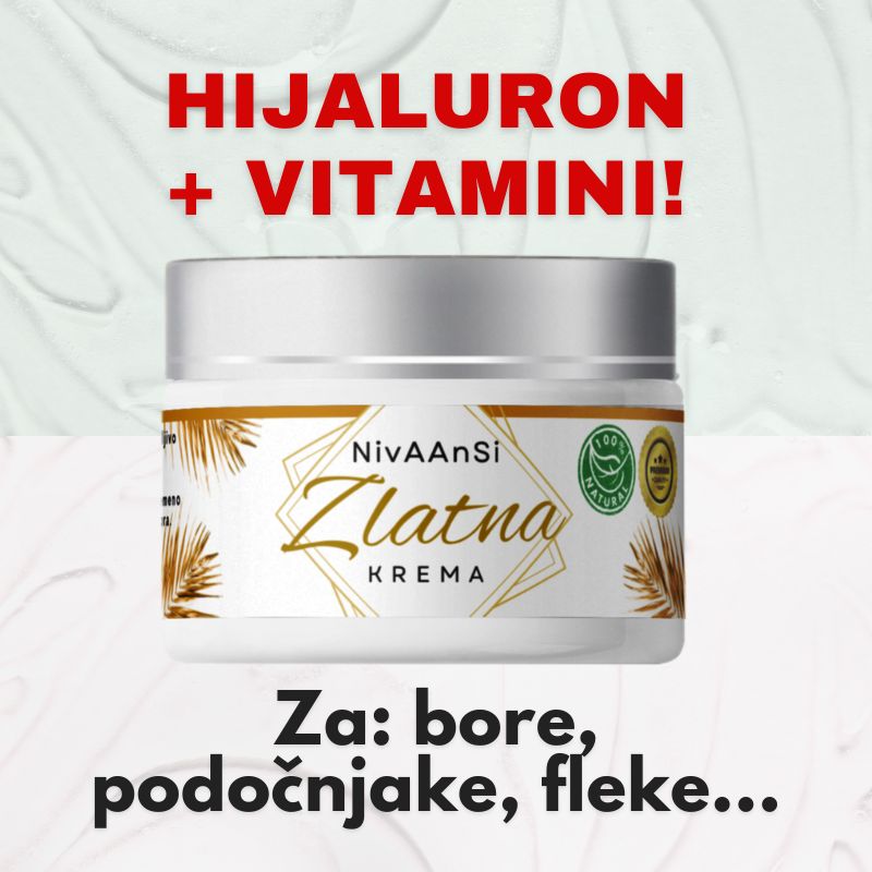 Zlatna Hijaluron Krema - AKCIJA 1+1 GRATIS!!!